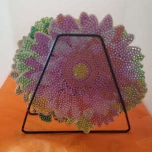 Diamond Floral Hot Pads